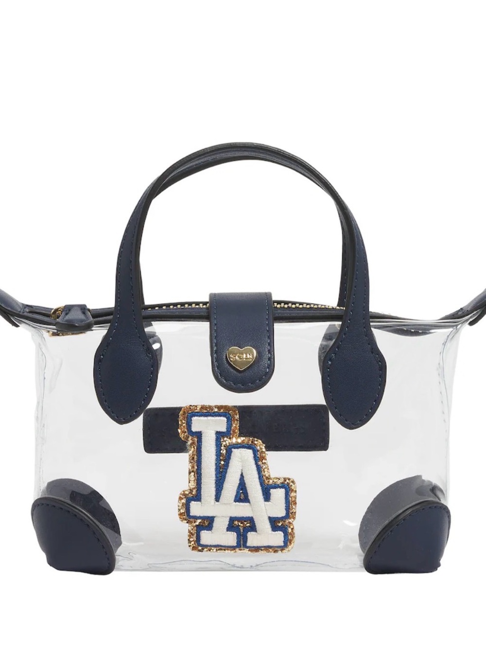 Stoney Clover Lane Los Angeles Dodgers Clear Crossbody Bag